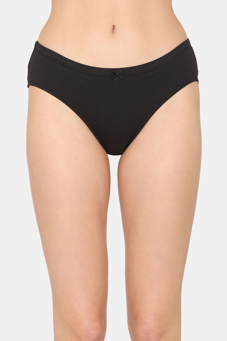 Rosaline Cotton Comfort Medium Rise Full Coverage Hipster Panty (Pack of 3) - Multicolor — image 6